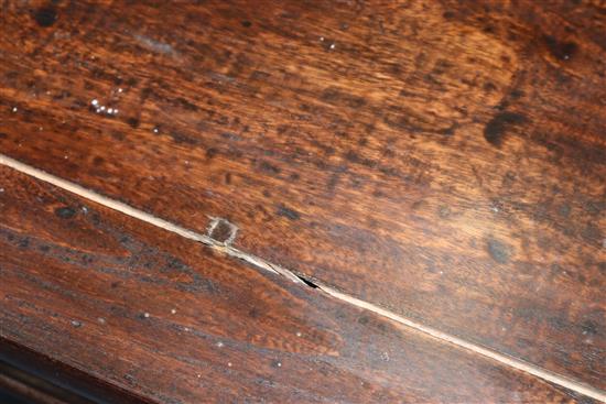 A Chinese poplar low table Kang W.81cm